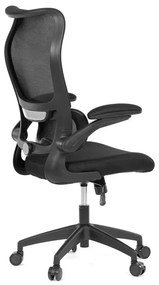 Autronic BONTEC Kancelárska stolička, hojdací mechanizmus, čierna sieťovina, KA-C808 BK Farba: Šedá