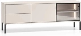 TV stolík Harmona 160 cm s osvetlením - kašmírová