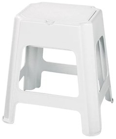 Erga príslušenstvo, kúpeľňová stolička s úložným priestorom 420x365x425 mm, biela, ERG-90902