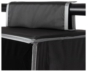 Čierny závesný organizér so 6 priehradkami Compactor Garment So