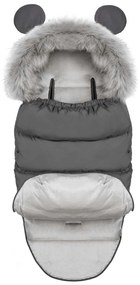 Spací vak do kočíka Elmi Ricokids - tmavosivý