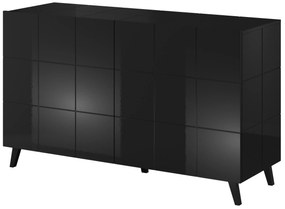 Cama Čierna komoda Reja 2D