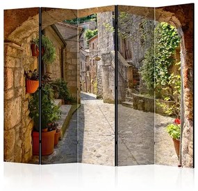 Paraván - Provincial alley in Tuscany II [Room Dividers] Veľkosť: 225x172, Verzia: Akustický