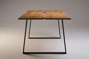 Jedálenský stôl SILENCE - 220x90cm,Tmavý dub