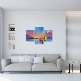 Obraz - Západ slnka (90x60 cm)