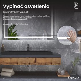 Zrkadlo s LED osvetlením F2