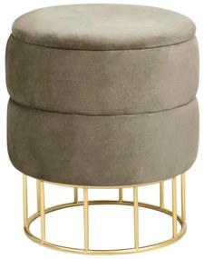 Úložná taburetka ELZA béžová