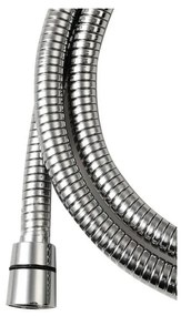 Sprchová hadica z nehrdzavejúcej ocele v lesklo striebornej farbe Lux – Sapho