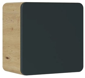 Koupelnová závěsná skříňka Aruba 831 1D dub craft zlatý/vesmírně šedá mat