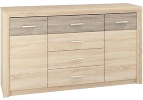 Komoda 165 Castel 08 Sonoma/hľuzovka