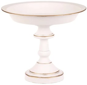 BONTEC Misa kovová - na stojane, 26 cm, aranžovacia, biela Farba: Biela