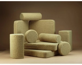 Zelená detská pohovka z textílie buklé 132 cm Settee – Wigiwama