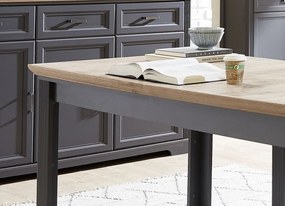 Komoda so zásuvkami Jasmin, grafit/dub