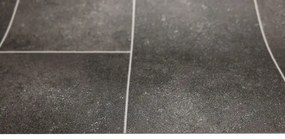 PVC podlaha Bingo Galerie 599 dlažba, grafitová