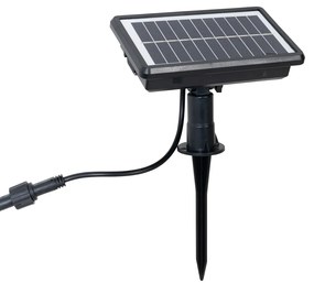 Vonkajšie svetelné reťaze 10 m vrátane LED 10 svetiel Solárne - Russell