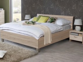 Posteľ Ela 180x200 cm, dub sonoma