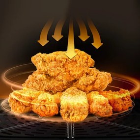 TESLA Electronics AirCook - Inteligentná horkovzdušná fritéza 9 l 1700W Wi-Fi