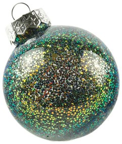 DECOLED Súprava ozdôb, d. 7 cm, tmavozelená