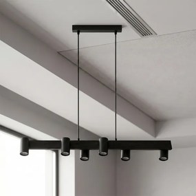 BRILAGI - Závesné svietidlo SELE na lankách 6xGU10/30W/230V čierne