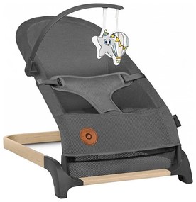 Lionelo - Detská hojdačka JUNE šedá