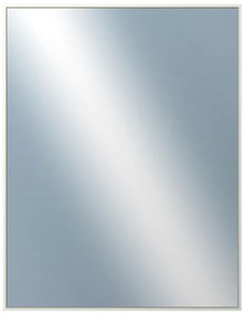 DANTIK - Zrkadlo v rámu, rozmer s rámom 70x90 cm z lišty Hliník zlatá lesklá (7269001)