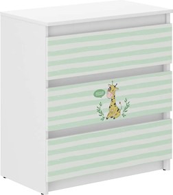 Wooden Toys Detská komoda R-3 ŽIRAFA