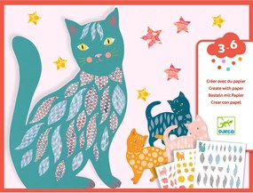 Djeco Tvorenie Samolepky Mačičky