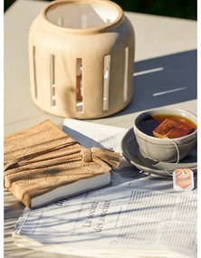 Sivé šálky v súprave 2 ks na cappuccino z kameniny 180 ml Raben – Bloomingville