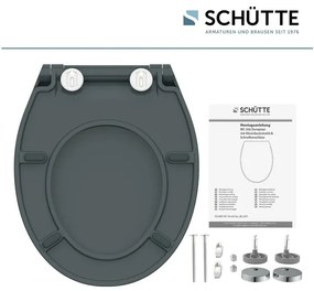 Schütte WC doska Slim (antracitová)  (100285013)