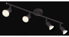 GLOBO 57382-4L - LED Bodové svietidlo OLIWA 4xGU10/3W/230V čierna