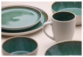 Biely/zelený dezertný tanier z kameniny ø 21 cm Gastro White/Green – Bitz