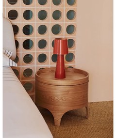 Nočný stolík v dekore jaseňa v prírodnej farbe Octavia – Kave Home