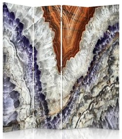 Ozdobný paraván Kameny - 145x170 cm, štvordielny, klasický paraván