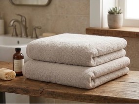 Osuška NORIELLE 70x140 cm béžová, 100% bavlna