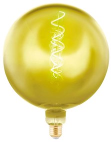 EGLO Vintage filamentová LED žiarovka, E27, G200, 4W, 50lm, 2200K, teplá biela, zlatá