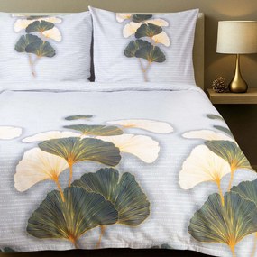 FLANELOVÉ OBLIEČKY FLANELOVE 200X220 CM, 2KS 70X80 CM LISTY