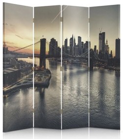 Gario Paraván Brooklynský most v New Yorku Rozmery: 145 x 170 cm, Prevedenie: Klasický paraván