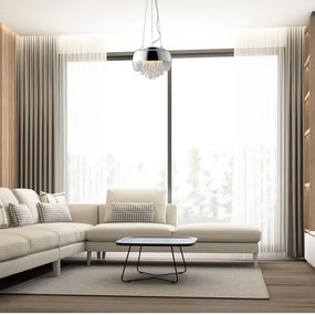 Krištáľový luster na lanku LUNA 1xE14/40W/230V