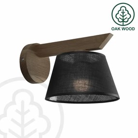 Brilagi - LED Nástenné svietidlo ANTHONY 1xE14/40W/230V dub orech/čierna