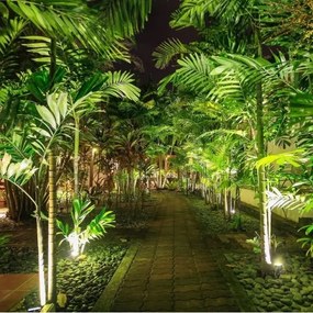 LED Vonkajšia lampa LED/12W/230V 3000K čierna IP65