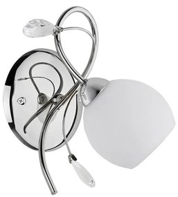 Nástenné svietidlo LIVIA 1xE14/10W/230V chróm