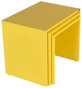 Skladací stôl SHP Yellow, 3 ks