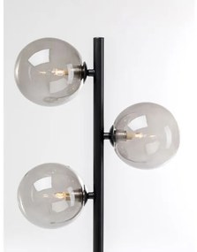 Three Balls Matt Black stojacia lampa čierna 160cm