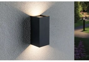 Paulmann 94325 - 2xLED/6,5W IP44 Vonkajšie nástenné svietidlo FLAME 230V