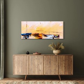 Obraz - Maľba loďou (120x50 cm)