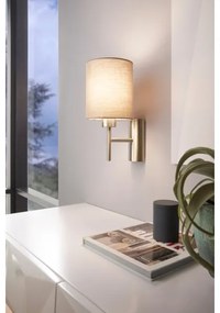 Eglo 94925 - Nástenné svietidlo PASTERI 1xE27/60W/230V taupe