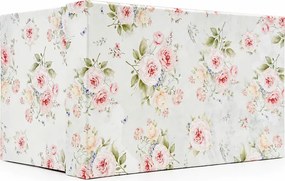 Home Elements Porcelánový hrnček 360 ml s podšálkou, Ruža