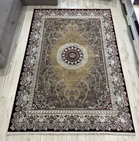 HU Červeno-čierny moderný koberec King 29033-Red Rozmer: 80x150 cm