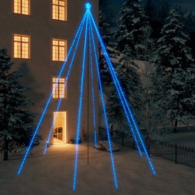 Svetlá na vianočný stromček interiér exteriér 1300 LED modré 8m 328764