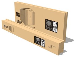 Záhradný domček G21 GAH 1300 - 340 x 382 cm, zelený 63900586
